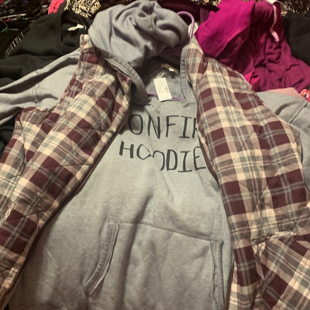 Maurice’s hoodie and vest